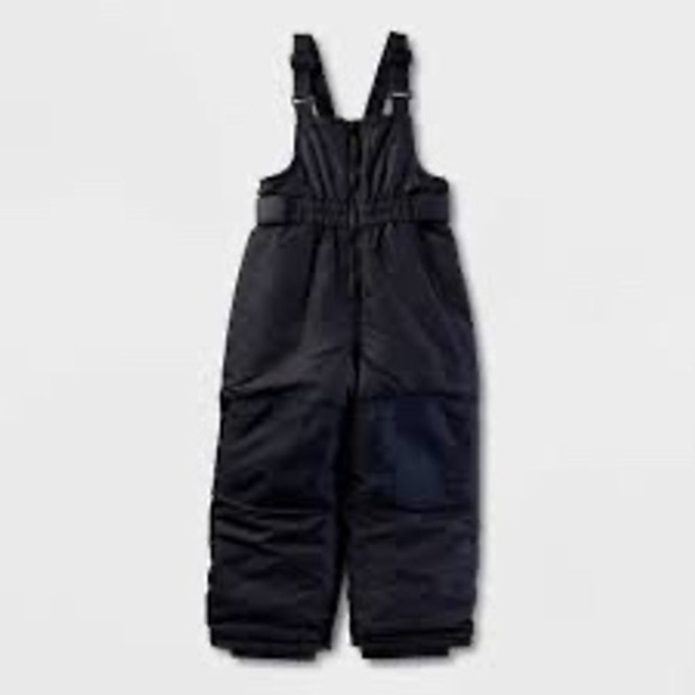 Cat & Jack Kids Black Insulated Snow Bibs Winter Overalls 18M NWT